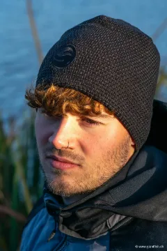 Bonnet Guru Skullcap Beanie Black/Grey Beanie - Noir