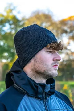 Bonnet Guru Skullcap Beanie Black/Grey Beanie - Noir