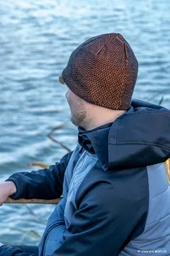 Bonnet Guru Skullcap Black Orange - Noir Orange