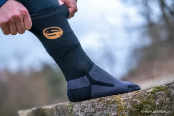 Chaussettes Guru Merino Wool Socks Black - Noires