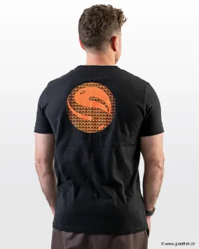 T-Shirt Manches Courtes Guru Gradient Logo Tee Black - Noir