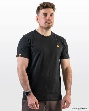 T-Shirt Manches Courtes Guru Gradient Logo Tee Black - Noir