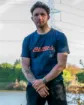 Picture of T-Shirt Short Sleeves Guru Intersect Tee - Navy