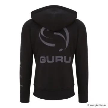 Sweat Guru Semi Logo Hoodie Black - Noir