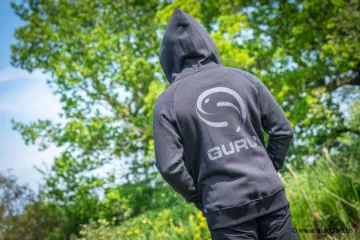 Sweat Guru Semi Logo Hoodie Black - Noir