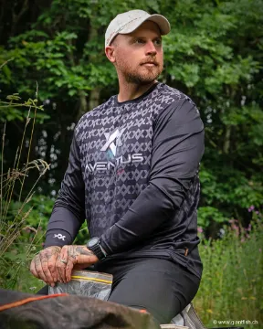 T-Shirt Manches Longues Guru Aventus Sun Core Shirt UPF 50+ Black - Noir