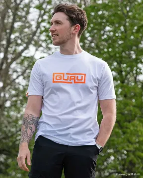 T-Shirt Guru Gradient Connect Tee White - Blanc