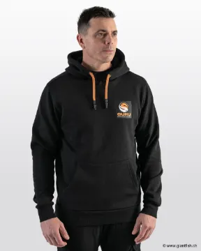 Sweat Guru Black Patch Hoodie - Noir