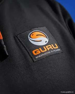 Sweat Guru Black Patch Hoodie - Noir