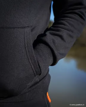 Sweat Guru Black Patch Hoodie - Noir