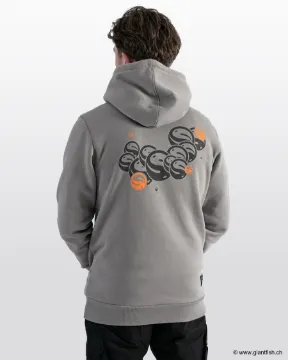 Sweat Guru Hoodie Circles Grey - Gris