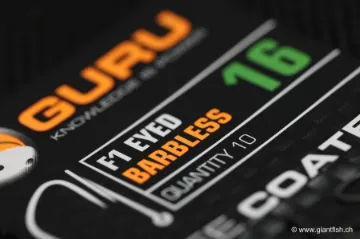 Hameçon à Oeillet Guru F1 Eyed Hook Barbless