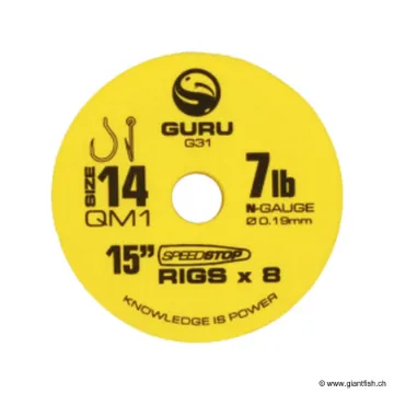 Hameçon Monté Guru Speedstop QM1 Ready Rig 15"