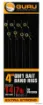 Bild von Haken Vorfach Guru Bait Bands QM1 Ready Rig 4"