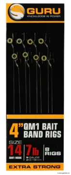 Hameçon Monté Guru Bait Bands QM1 Ready Rig 4"