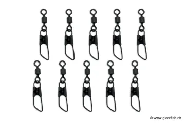 Emérillon à Agrafe Guru Snap Link + Swivel - par 10