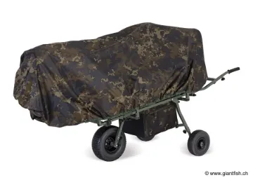Housse pour Chariot Carp Porter Compac Barrow Cover Large Dark Kamo