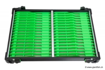 Plateau Rive Black Anodised Green Winder Tray