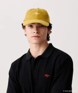 Casquette Nays Cord Cap Curved Brim Yellow - Jaune