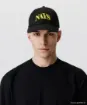 Bild von Casquette Nays Curved Brim Sweep Cap Black - Noire