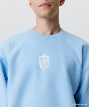 Sweat Nays Emblem Front Crewneck Blue - Bleu