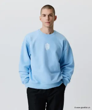 Sweat Nays Emblem Front Crewneck Blue - Bleu