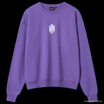 Sweat Nays Emblem Front Crewneck Purple - Violet