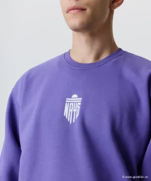 Sweat Nays Emblem Front Crewneck Purple - Violet