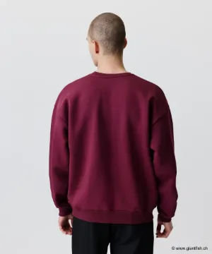 Sweat Nays Emblem Front Crewneck Red - Rouge