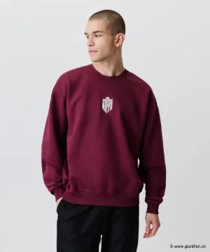 Sweat Nays Emblem Front Crewneck Red - Rouge
