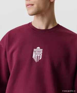 Sweat Nays Emblem Front Crewneck Red - Rouge