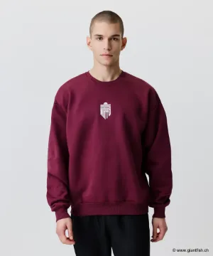 Sweat Nays Emblem Front Crewneck Red - Rouge