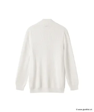 Sweat Nays Half Zip Sweater White - Blanc
