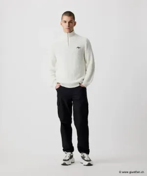 Sweat Nays Half Zip Sweater White - Blanc