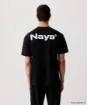 Image de T-shirt Nays Basic Tee noir – logo dos