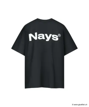 T-Shirt Nays Basic Tee Washed Black - Noir délavé