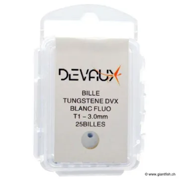 Billes en Tungstène Devaux BLANC FLUO