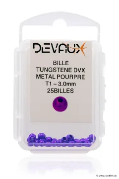 Billes en Tungstène Devaux METAL POURPRE