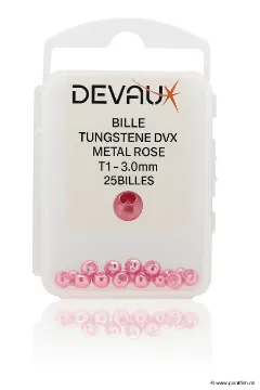 Billes en Tungstène Devaux SLOT METAL ROSE