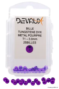 Billes en Tungstène Devaux SLOT METAL POURPRE