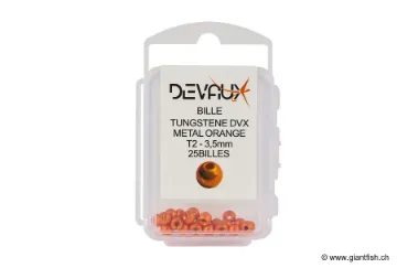Billes en Tungstène Devaux SLOT METAL ORANGE