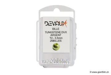 Billes en Tungstène Devaux SLOT DISCO ARGENT