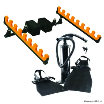 Kit Float Tube Devaux CAP-V - Pompe, Palmes et Porte-Cannes