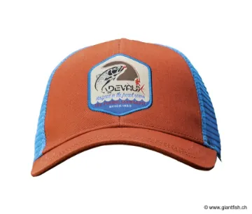 Casquette Devaux Trucker BOMBLUE - Orange/Bleu