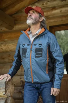 Doudoune Devaux RIFT'FLY Orange/Bleu