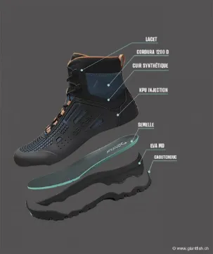 Chaussures de Wading Devaux RANDO'FLY LACE