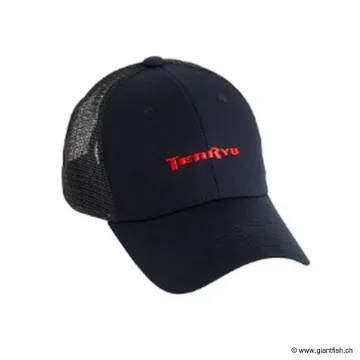 Casquette TENRYU Logo Mesh Cap Black - Noire
