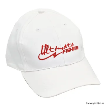 Casquette UF (Ultimate Fishing) White/Red - Blanche/Rouge