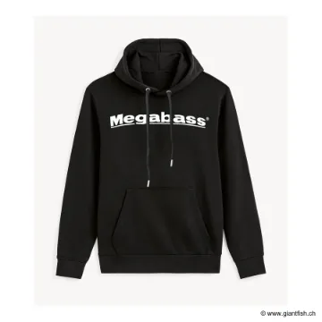 Sweat Megabass UF (Ultimate Fishing) Black - Noir