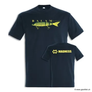 T-Shirt UF (Ultimate Fishing) MADNESS Balamisation Navy